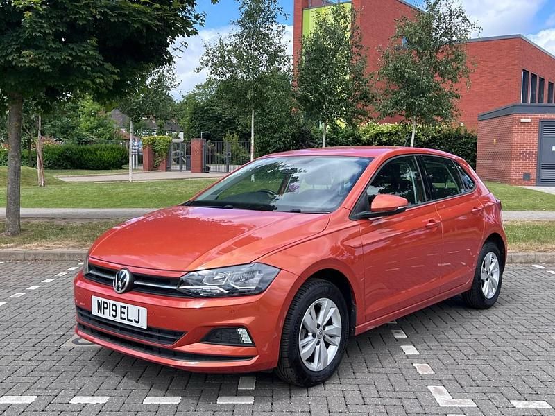 Used VW Polo SE 2019 Orange Hatchback