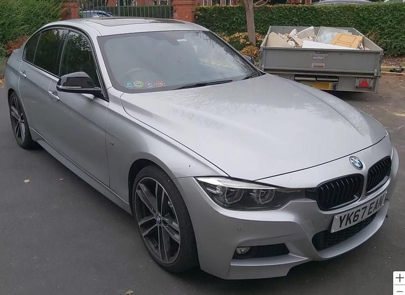 Silver Used 2018 BMW 330 M Sport Sedan | £20,099 (Fair price) - Image 1/1