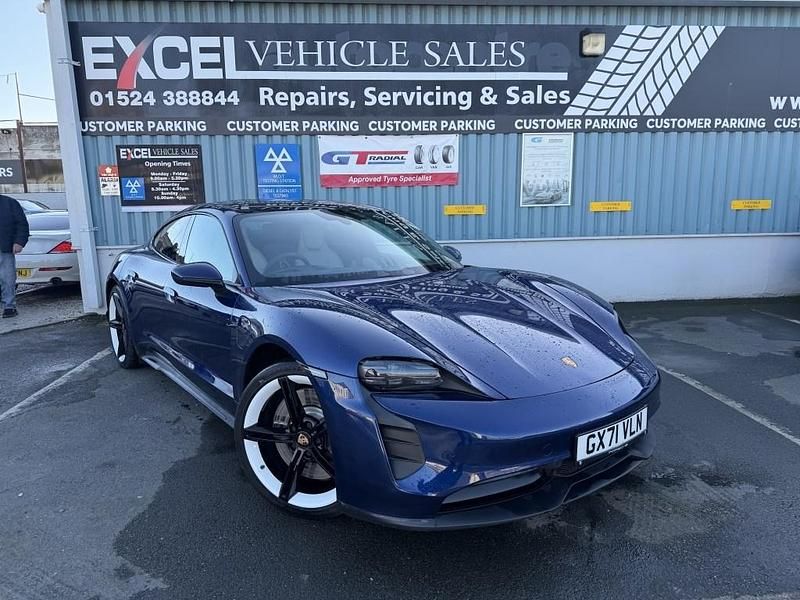 Used Porsche Taycan 4S Performance Package 92 kW (126 HP) 2021 Blue Sedan
