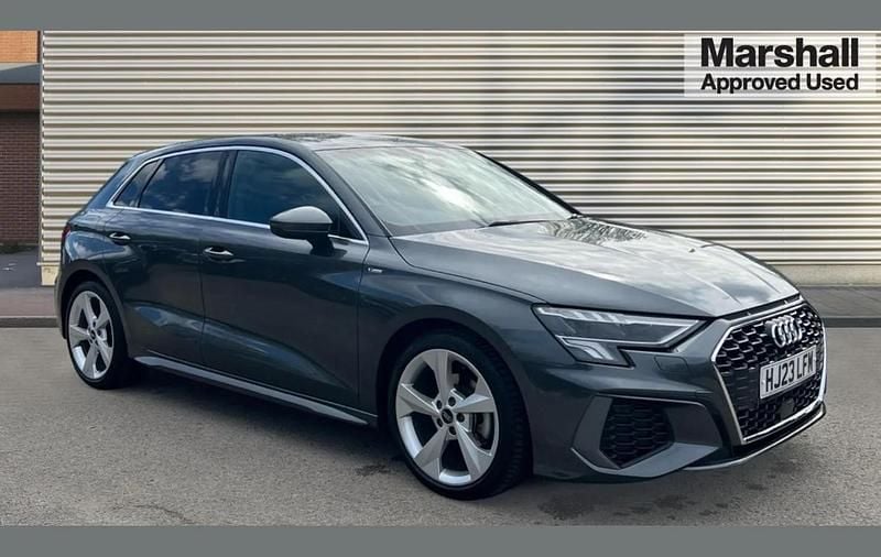 Used Audi A3 S-Line 110 HP (80 kW) 2023 Grey Sedan