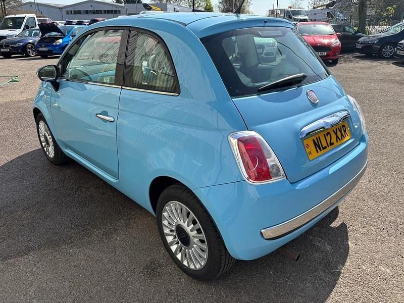 Used Fiat 500 Lounge 69 HP (50 kW) 2012 Blue Hatchback