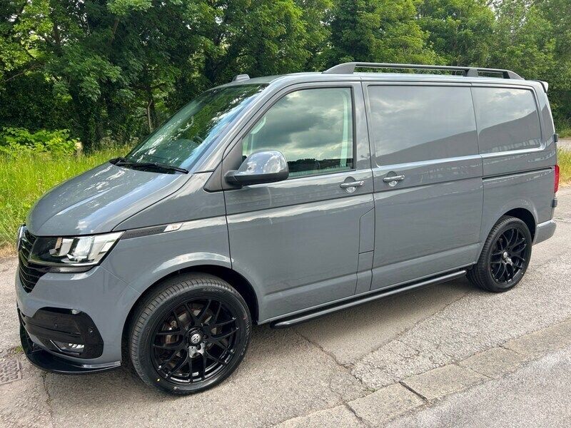 Grey Used 2022 VW T6.1 Highline Van | £27,495 (Fair price) - Image 1/4