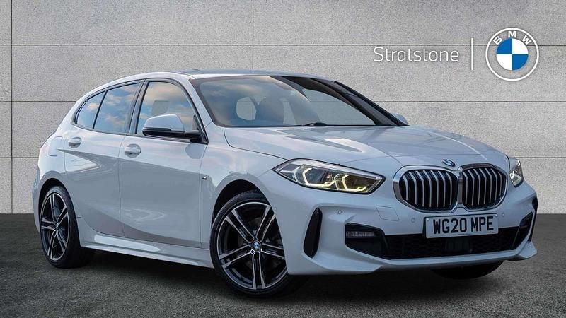 Used BMW 118 M Sport 138 HP (101 kW) 2020 White Hatchback