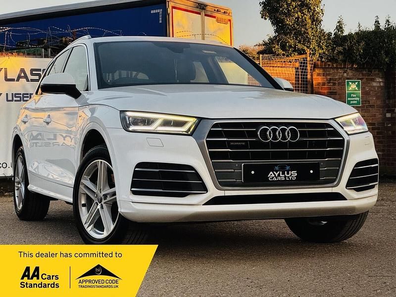 Used Audi Q5 S-Line 190 HP (139 kW) 2018 White SUV