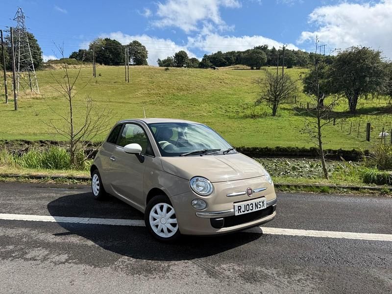 Used Fiat 500 Lounge 69 HP (50 kW) 2013 Beige Hatchback