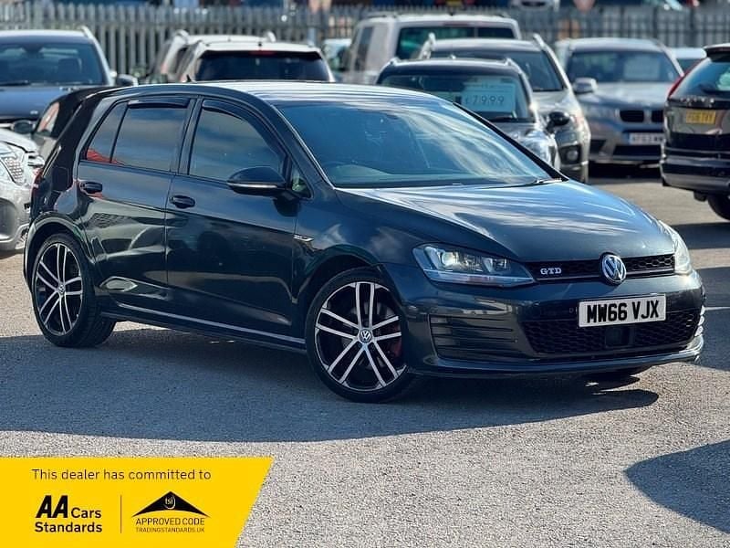 Grey Used 2016 VW Golf VII GTD Hatchback | £6,499 (Good price) - Image 1/4