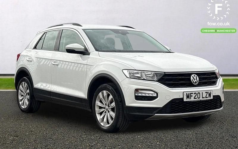 White Used 2020 VW T-Roc SE SUV | £14,399 (Good price) - Image 1/4