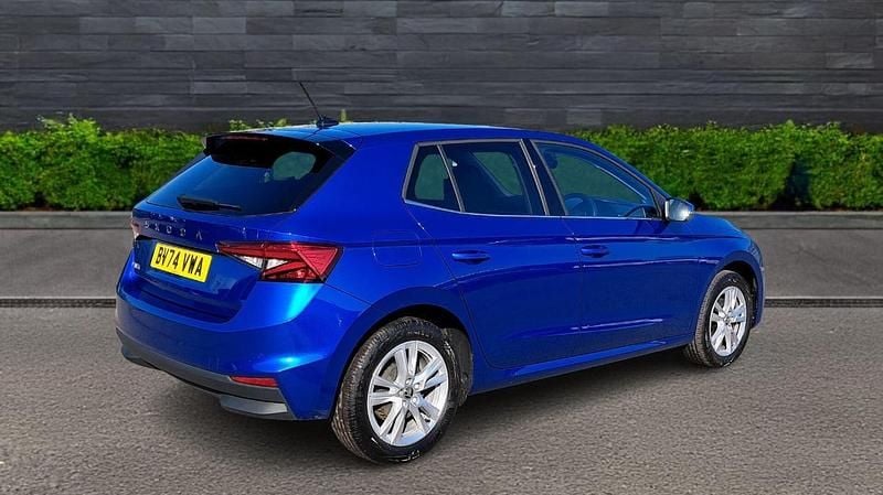 Used Skoda Fabia SE L 114 HP (83 kW) 2024 Blue Hatchback