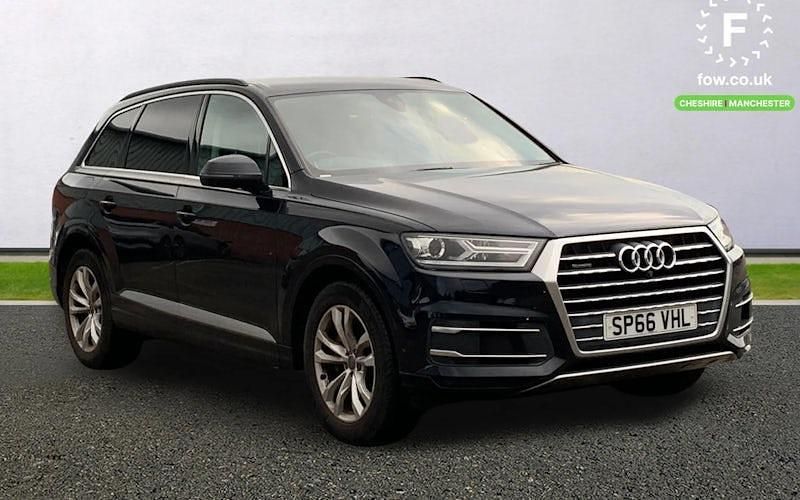 Blue Used 2016 Audi Q7 Performance SUV | £23,599 (Fair price) - Image 1/3