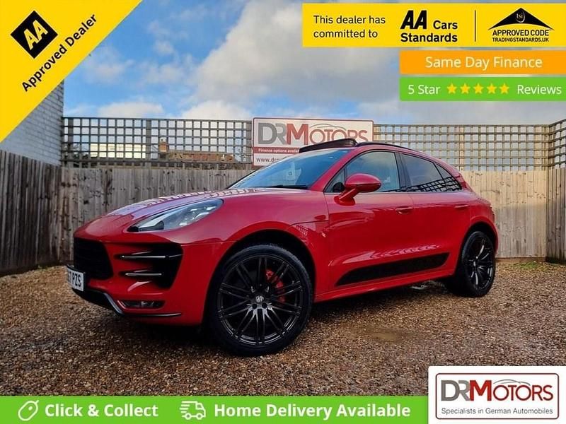 Used Porsche Macan Turbo 400 HP (294 kW) 2017 Red SUV