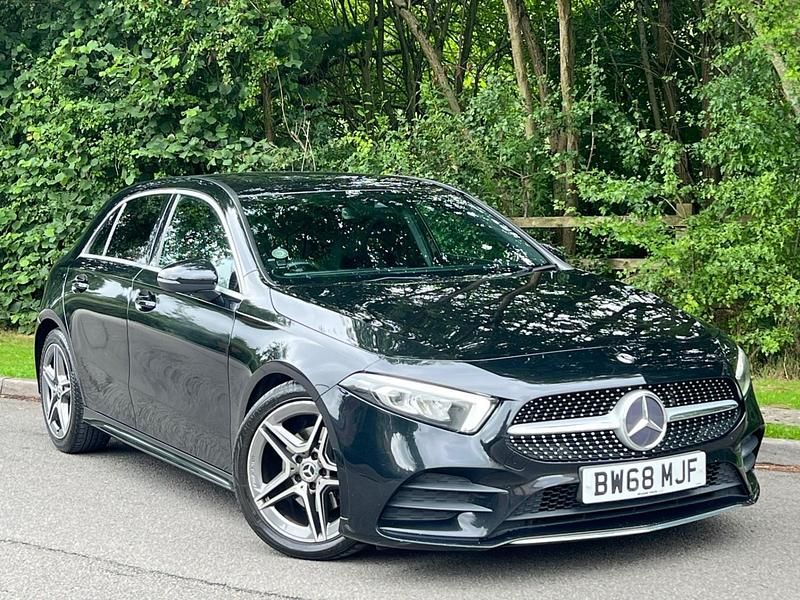 Black Used 2019 Mercedes A180 AMG line Hatchback | £14,990 (Fair price) - Image 1/4