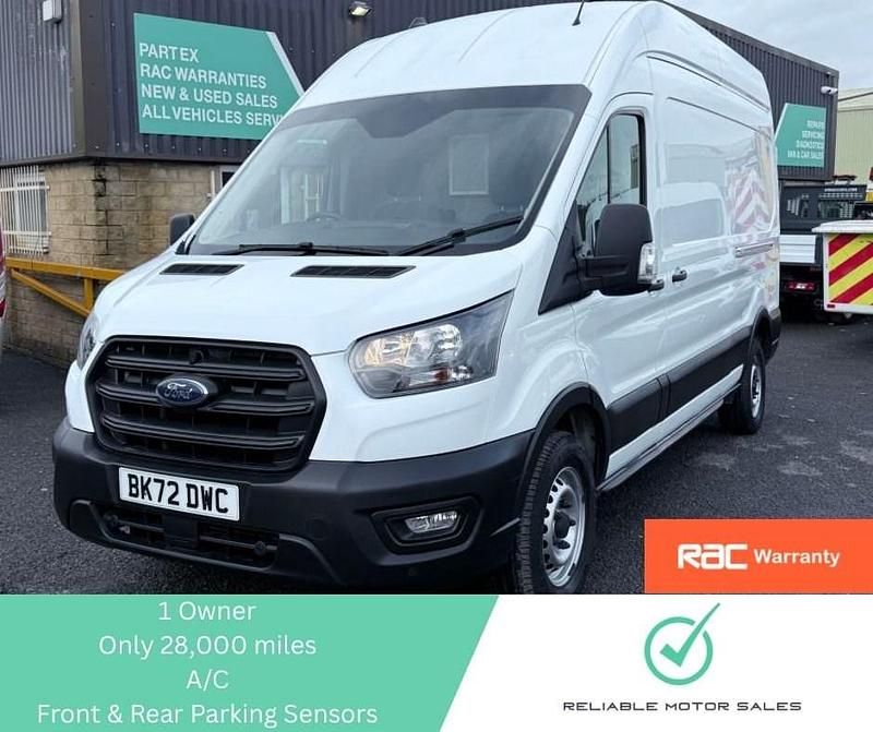 White Used 2022 Ford Transit S Van | £13,995 (Good price) - Image 1/3
