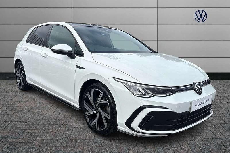 White Used 2023 VW Golf VIII R-line Hatchback | £20,259 (Fair price) - Image 1/4