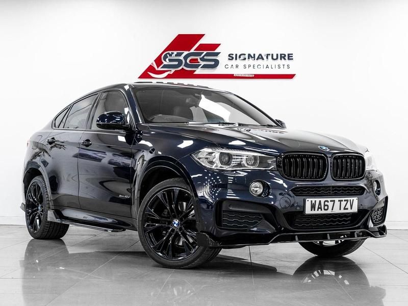 Black Used 2017 BMW X6 M Sport SUV | £21,495 (A bit pricey) - Image 1/3