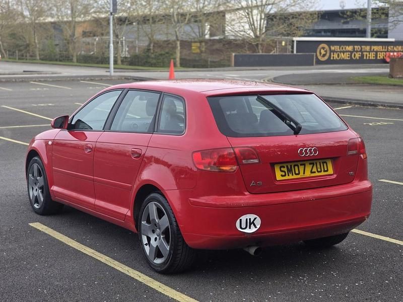 Używany Audi A3 2007 Czerwony Hatchback