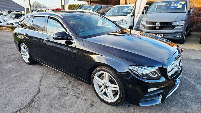 Used Mercedes E220 AMG Line Premium 194 HP (142 kW) 2018 Black Estate