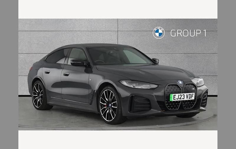 Grey Used 2023 BMW i4 Shadowline Sedan | £35,850 (Fair price) - Image 1/4