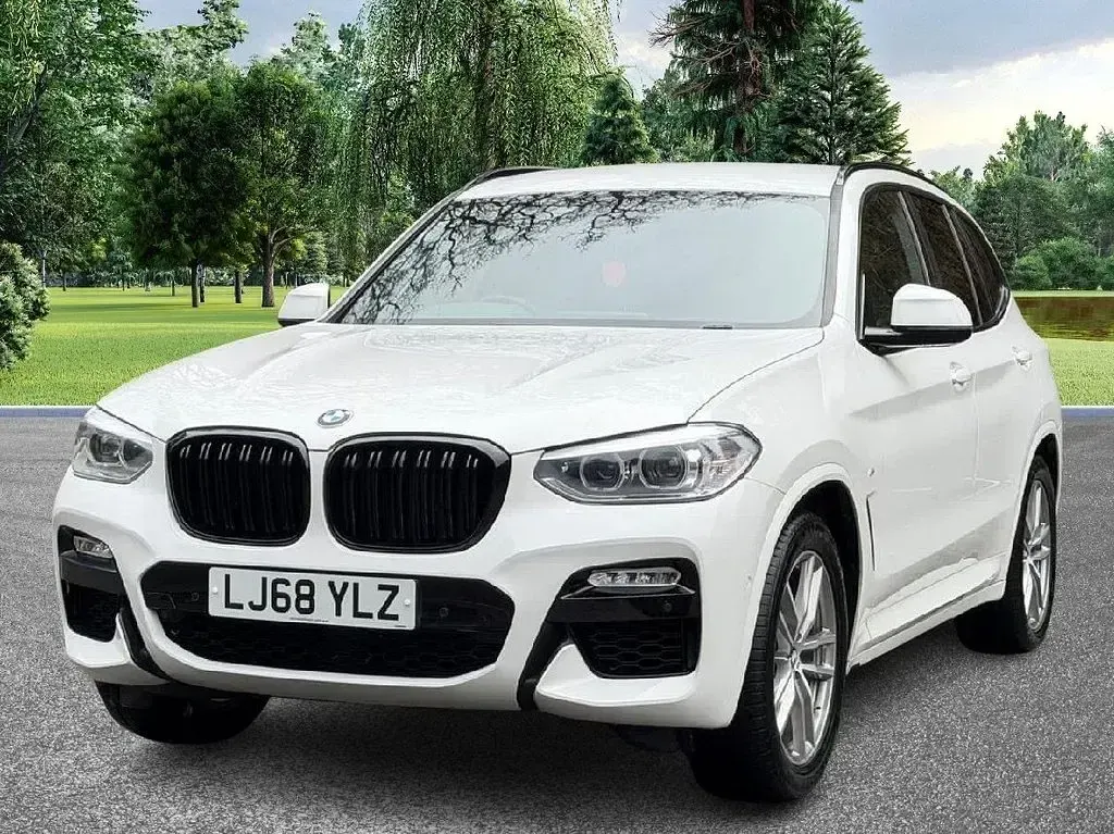 Begagnad BMW X3 M Sport 190 HK (139 kW) 2018 Vit SUV