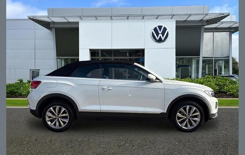 Used VW T-Roc Cabriolet Design 147 HP (108 kW) 2021 White Cabriolet