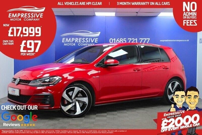Red Used 2019 VW Golf VII GTI Hatchback | £17,999 (Good price) - Image 1/4