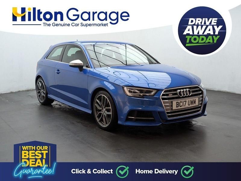 Blue Used 2017 Audi S3 Sportback Advanced Hatchback | £20,150 (Good price) - Image 1/4