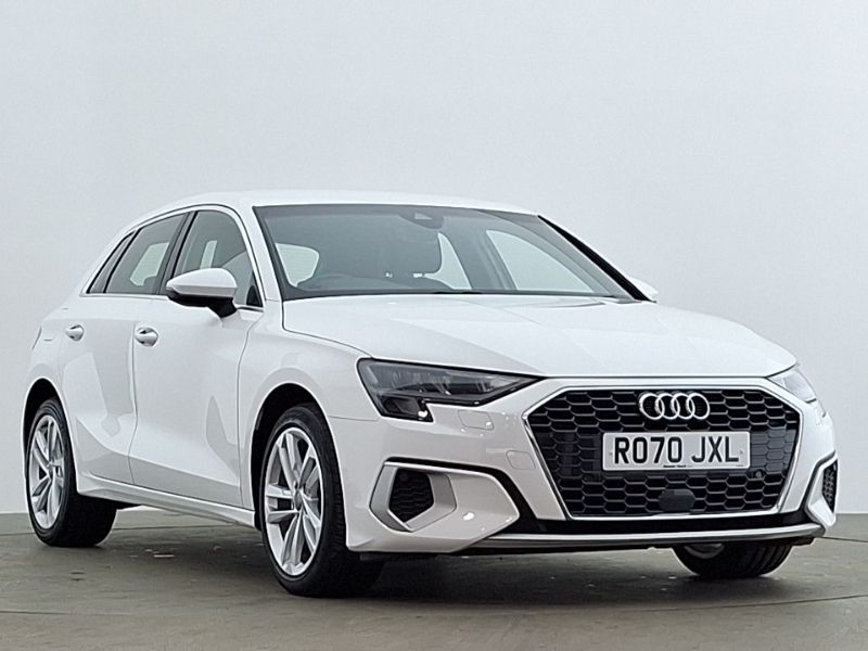 White Used 2020 Audi A3 Sport Hatchback | £16,698 (Good price) - Image 1/4