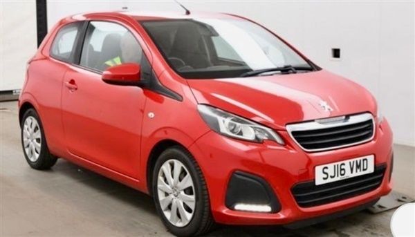 Red Used 2016 Peugeot 108 Active Hatchback | £3,699 (Fair price) - Image 1/1