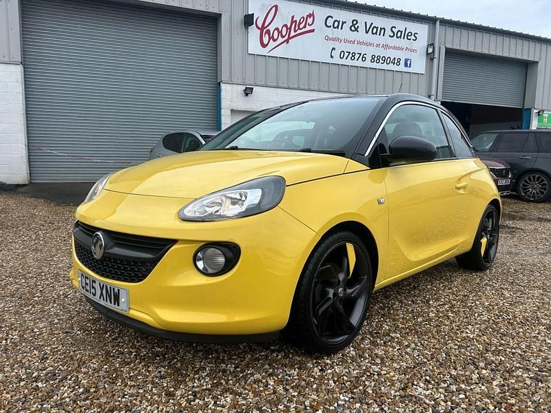 Used Vauxhall Adam Slam 100 HP (73 kW) 2015 Yellow Hatchback