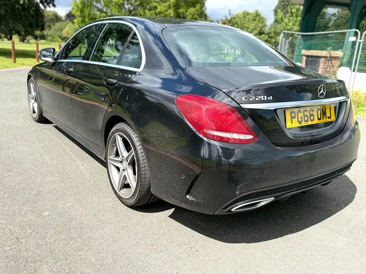 Used Mercedes C220 AMG line 2017 Black Sedan