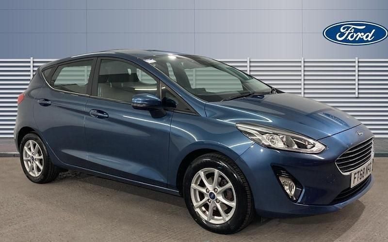Blue Used 2018 Ford Fiesta Zetec Hatchback | £8,673 (Fair price) - Image 1/4