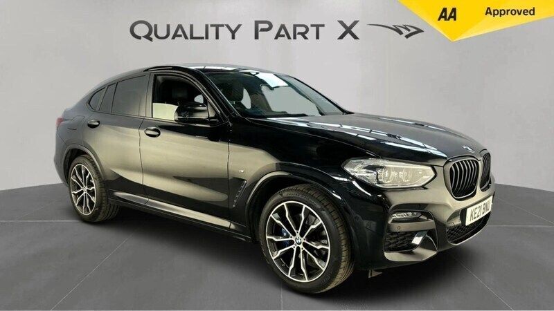 Black Used 2021 BMW X4 M Sport SUV | £25,700 (Good price) - Image 1/4