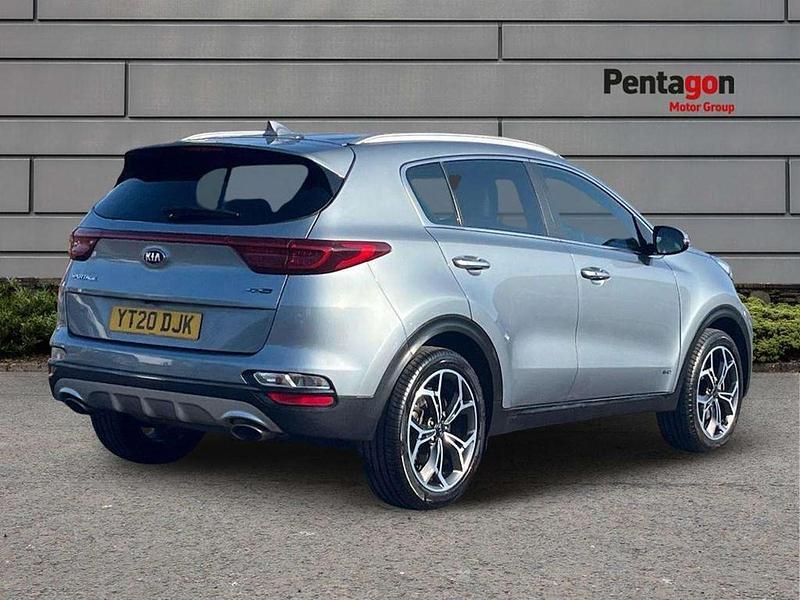 Used Kia Sportage GT-Line 177 HP (130 kW) 2020 Silver SUV
