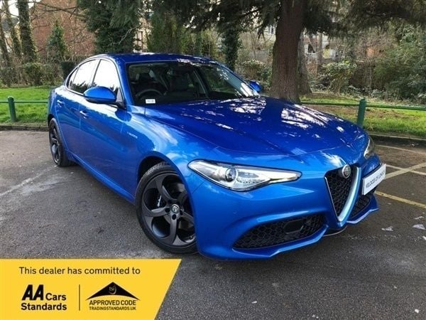 Blue Used 2017 Alfa Romeo Giulia Veloce Sedan | £18,995 (A bit pricey) - Image 1/4