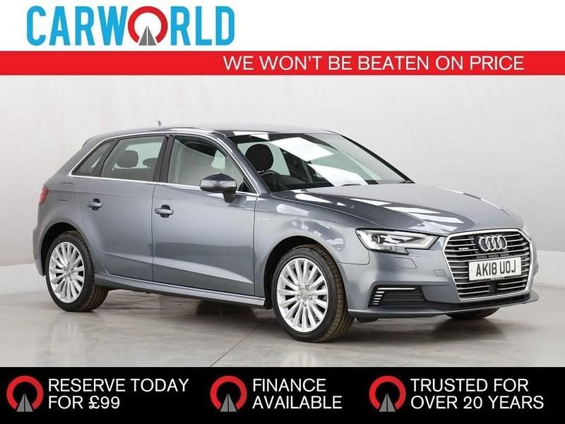 Grey Used 2018 Audi A3 Sportback e-tron Advanced Sedan | £11,870 - Image 1/3