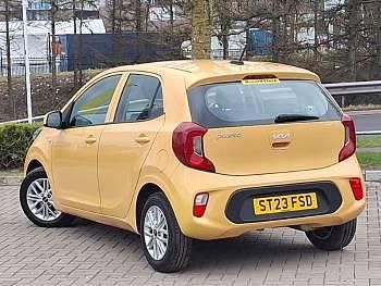 Used Kia Picanto 2023 Yellow Hatchback