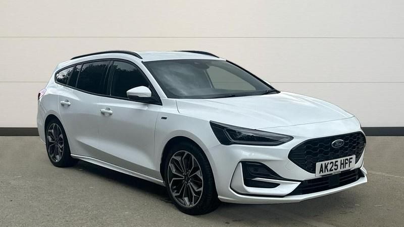 White Used 2025 Ford Focus ST-Line X Estate | £23,299 (A bit pricey) - Image 1/4