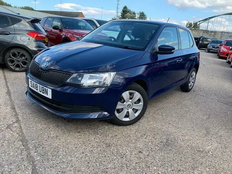 Used Skoda Fabia 60 HP (44 kW) 2018 Blue Hatchback