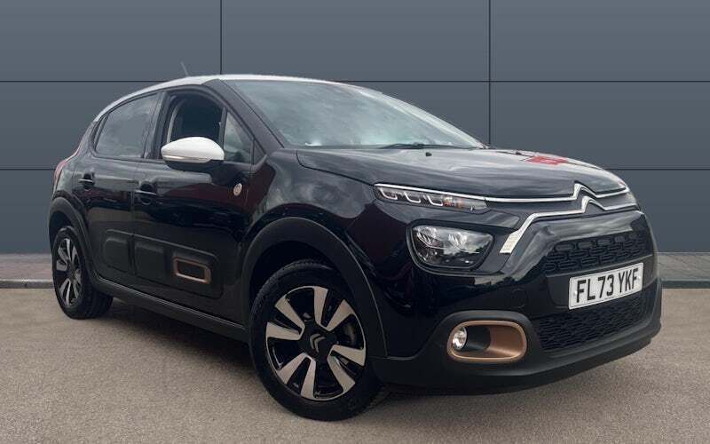 Black Used 2022 Citroën C3 PureTech Hatchback | £12,098 (Fair price) - Image 1/4
