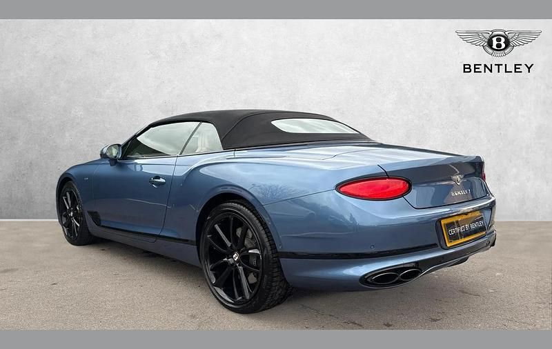 Used Bentley Continental GT Convertible 542 HP (398 kW) 2020 Blue Cabriolet