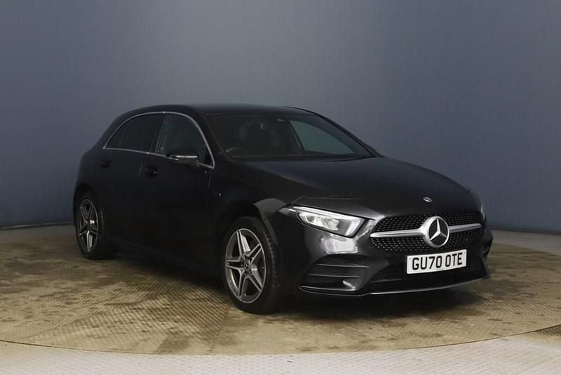 Used Mercedes A250 AMG line 2020 Black Hatchback