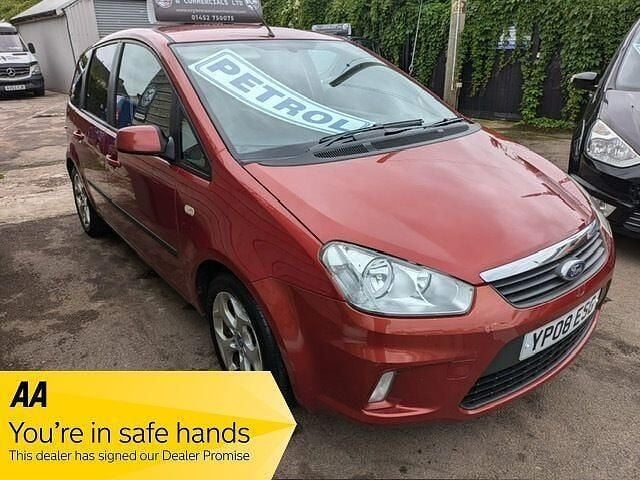Red Used 2008 Ford C-MAX Zetec MPV | £1,995 (Fair price) - Image 1/3