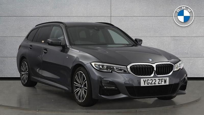 Grey Used 2022 BMW 320 M Sport Estate | £27,995 (Fair price) - Image 1/4