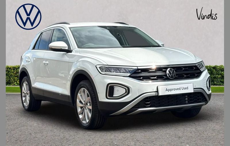 White Used 2025 VW T-Roc Match SUV | £29,608 - Image 1/4