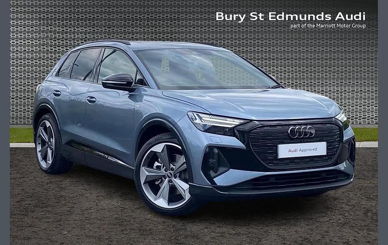 Blue Used 2025 Audi Q4 e-tron Black Edition SUV | £40,995 (A bit pricey) - Image 1/4