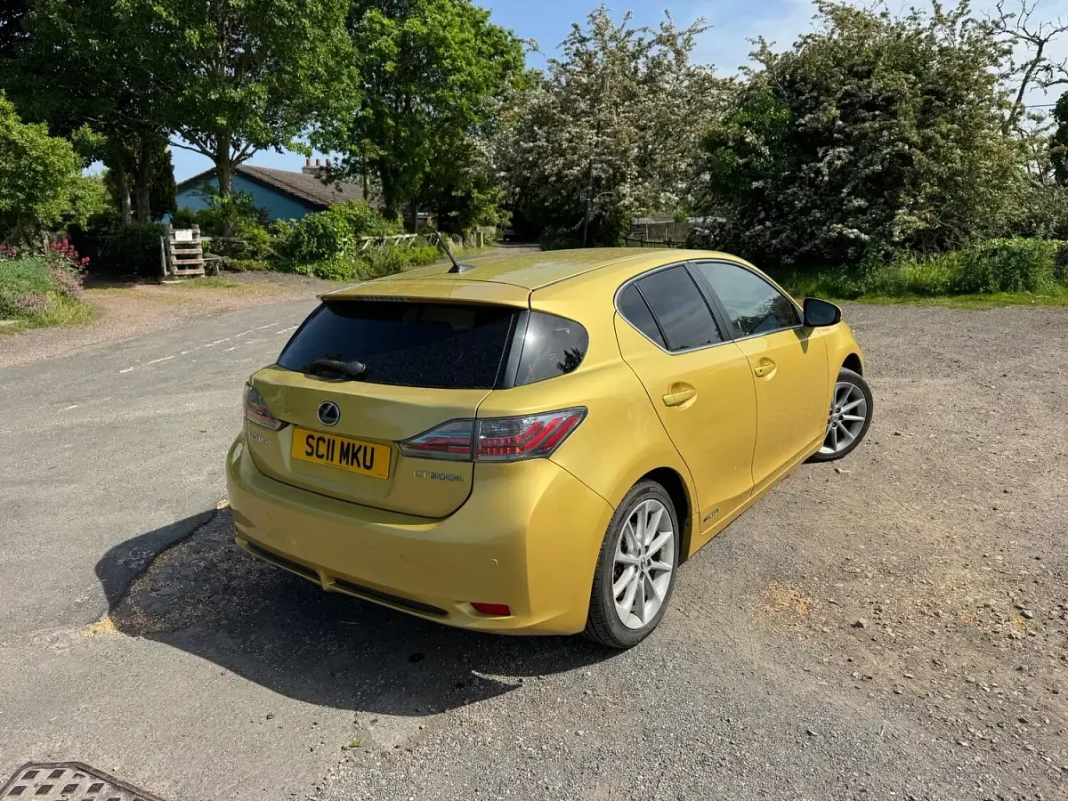 Used Lexus CT200h 2011 Yellow Hatchback