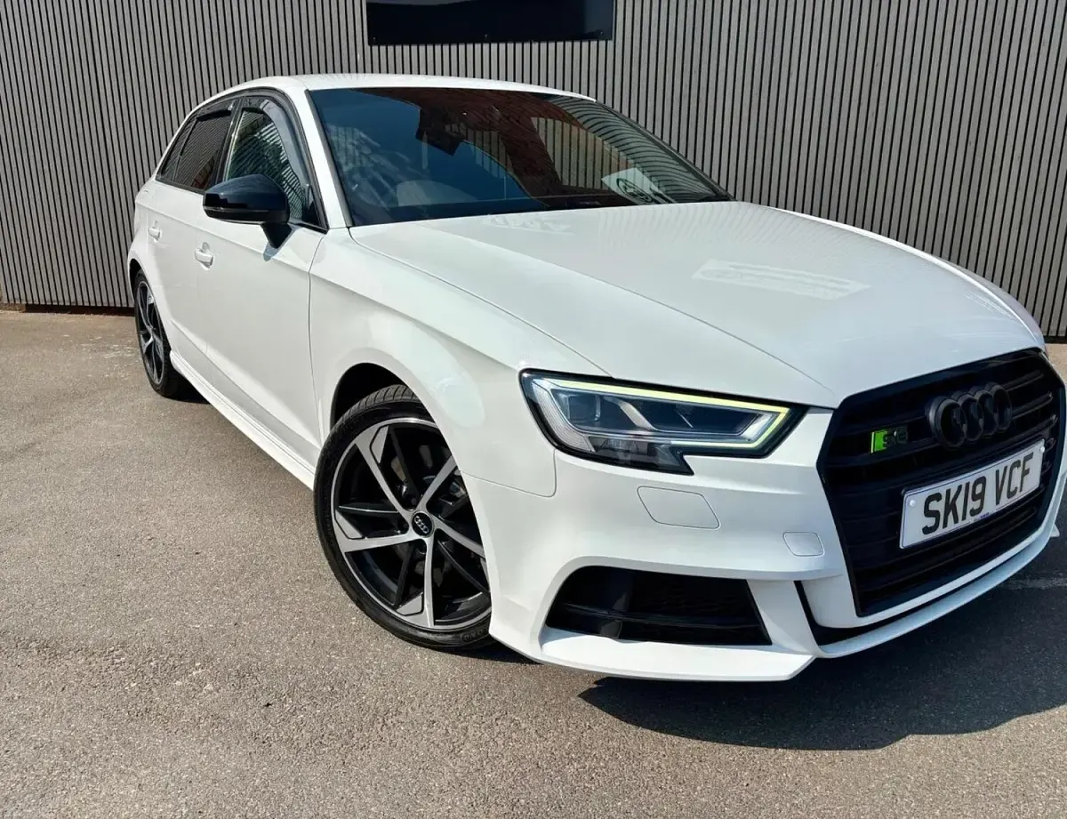 Used Audi S3 Sportback Black Edition 2019 White Hatchback
