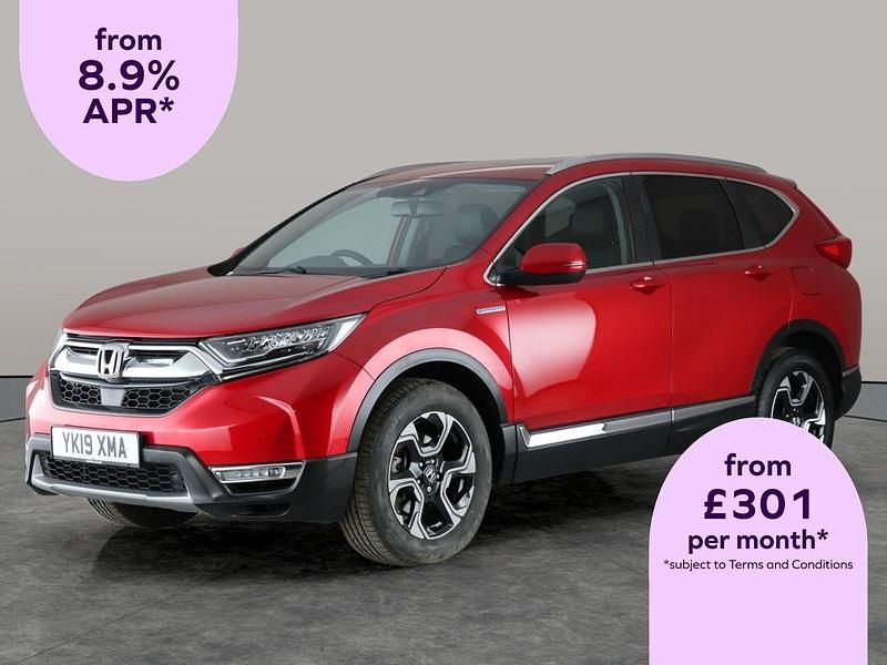 Red Used 2019 Honda CR-V Hybrid SUV | £19,078 (Fair price) - Image 1/2
