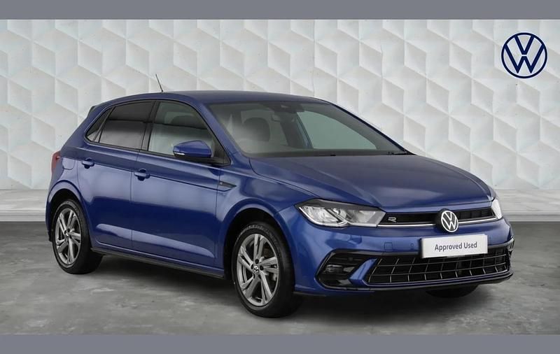 Used VW Polo R-line 95 HP (69 kW) 2023 Blue Hatchback