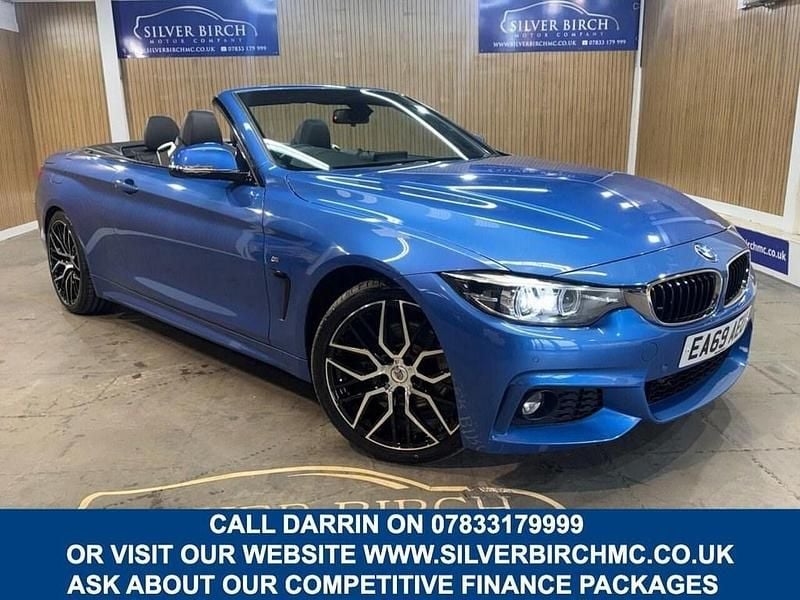 Used BMW 430 Cabriolet M Sport 252 HP (185 kW) 2019 Blue Cabriolet