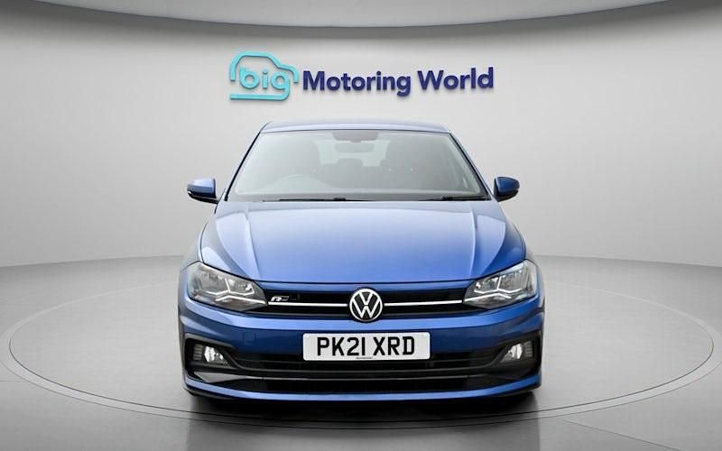 Used VW Polo R-line 110 HP (80 kW) 2021 Blue Hatchback